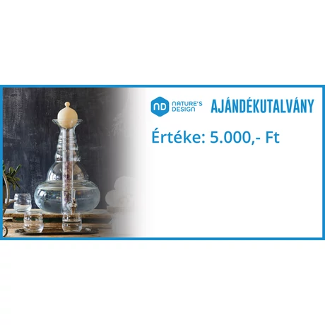 Ajándékutalvány 5.000.- Ft értékben